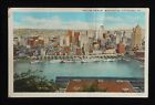 1920s AERIAL VIEW Skyline from Mt. Washington Riverboats Steamers Pittsburgh PA