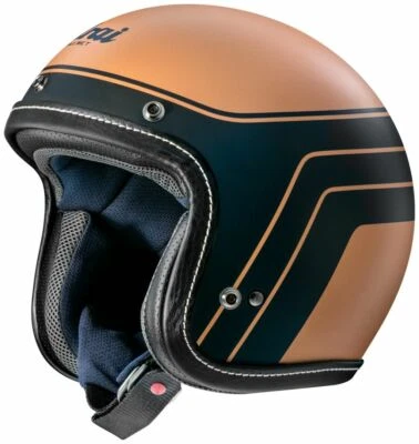 Casco Arai cara abierta ajuste ASIÁTICO Classic Air Classic-V Casco casco BLITZ bronce Foto 1 de 4