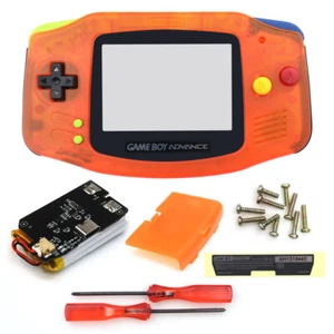 Gameboy Advance Rechargeable Battery 1800mAh Li-ion USB-C+Shell for IPS V5/V2  - Picture 1 of 76