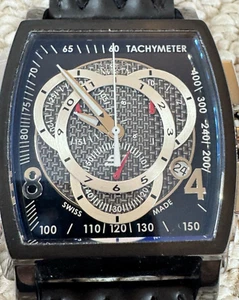 Invicta S1 Rally 5401 Black quilted leather band New in Box w/ new battery - Picture 1 of 12