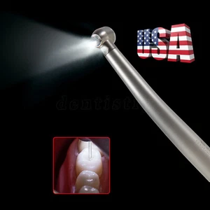 Dental LED E-generator High Speed Handpiece Turbine Push 3 Spray 4Hole - Picture 1 of 24