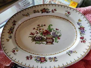 Plato/plato vintage Copeland Spode Peplow 17 pulgadas - Imagen 1 de 8