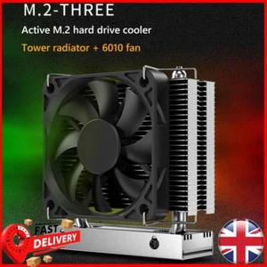 M.2-THREE M.2 2280 SSD Heatsink with 6010 Fan SSD Radiator PCIe4.0/5.0 for PC - Afbeelding 1 van 8