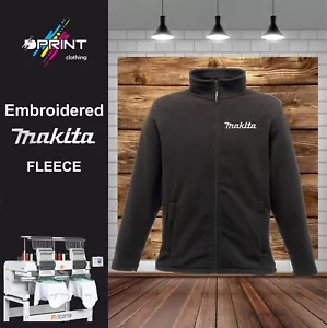 Makita MENS REGATTA FULL ZIP MICRO FLEECE Jacket TOP Warm Embroidered - Picture 1 of 7