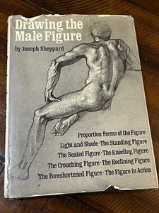 Drawing the Male Figure by Joseph Sheppard 1977 Watson-Guptill 2nd Print HC DJ - Picture 1 of 5