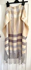 Lovely Beige/Grey Pashmina Wrap/Shawl - Bild 1 von 3