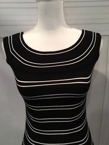 Free People Blue White Stripe Wide Neck Shirt Size XS - Picture 1 of 4