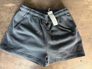 NUEVO PANTALÓN CORTO ADIDAS GRIS MEZCLA ALGODÓN MUJER TALLA GRANDE - Imagen 1 de 6