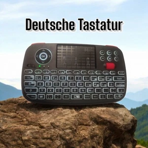 Rii 4 Tastatur Bluetooth Dualmodus PC Android Box FireTv Smart TV DEUTSCH - Bild 1 von 4