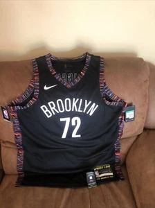 Camiseta Nike Brooklyn Nets City Edition Biggie #72 colección de música nueva con etiquetas talla XL - Imagen 1 de 11
