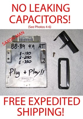 88-89 Ford Van 300ci 4.9 E150 E250 E350 ECM PCM Engine Computer E8TF-12A650-BX2A Foto 1 de 4