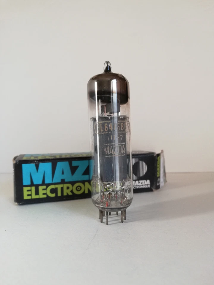 1x    EL84/6BQ5   MAZDA Label   vacuum tube röhre NOS NIB  - Photo 1/1