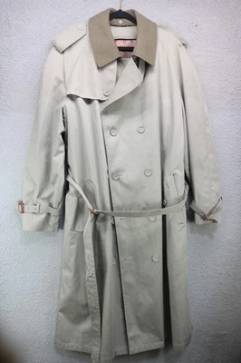 Stafford Мужская длинный холст пыли/тренч шерсти подкладка-46 X высокий карманы изящный - Изображение 1 из 4