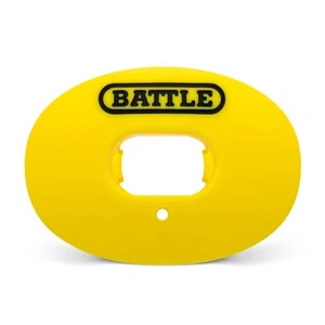 Neon Yellow Football Mouth Guard Maximum Breathability One Size Fits Most - Picture 1 of 4