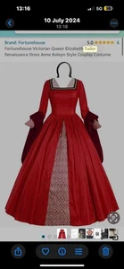 TUDOR Dress Historical Costume Replica Outfit - Picture 1 of 1