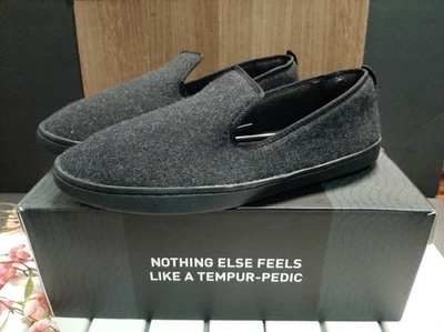 Zapatillas de mocasín Tempur-Pedic gris carbón para hombre TP6157-005 talla 11 NUEVAS Foto 1 de 4