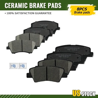 Pastillas de freno delanteras traseras de cerámica para Hyundai Ioniq Elantra Kia Niro 2017-2020 Foto 1 de 4