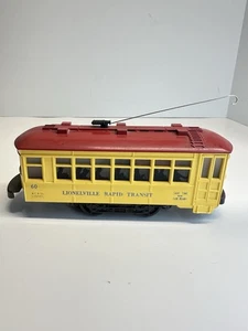 Lionel #60 Lionelville Rapid Transit Trolley Car - getestet - Bild 1 von 10