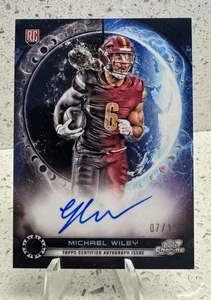 2024 Topps Cosmic Chrome Michael Wiley Auto /10 #EQR-MWI RC Commanders Chiefs - Picture 1 of 2
