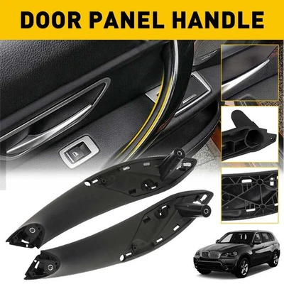 Tirador de puerta interior delantero izquierdo y derecho para BMW 320i 328i 335i 2013-2015 Foto 1 de 4