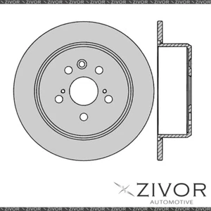 New PROTEX Rotor - Rear For TOYOTA CELICA ST202R 2D Conv FWD 1994 - 1999 #DR764 - Picture 1 of 1