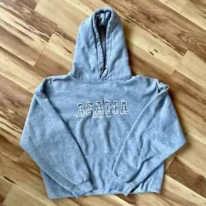 Pacific & Co Hoodie Acadia Nationalpark grau bestickter Pullover Sweatshirt M - Bild 1 von 19