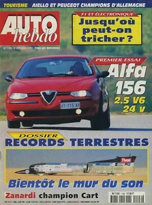 AUTO HEBDO Nr. 1106 08.10.1997 ALFA 156 2.5 V6 24 DTM: AIELLO & PEUGEOT CHAMPIONS - Bild 1 von 1