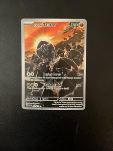 Pokémon TCG Paldean Tauros Scarlet & Violet - Paldea Evolved 218/193 Holo - Picture 1 of 2