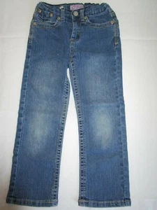 OTB Child/Girl's Bootcut Stretch Denim Blue Jeans Adjustable Waist Size 5 - Picture 1 of 11