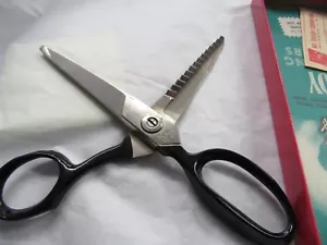 Vintage Joy Pinking Shears Rex posate scatola originale e PPWK 7" - Foto 1 di 11
