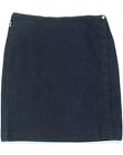 GIANFRANCO FERRE Womens Denim Skirt IT 44 Medium W30 Navy Blue Cotton TS03