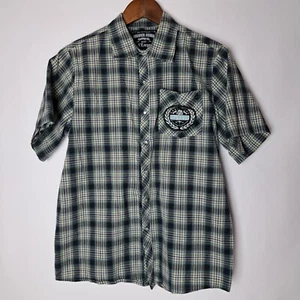 Silver Star Casting Company Shirt Mens XL *Medium Pearl Snap MMA S/S Plaid - Picture 1 of 13