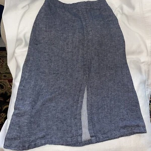 DAMEN FLACHS 100 % LEINEN ROCK GRÖSSE MEDIUM - Bild 1 von 6