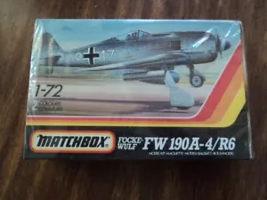 Matchbox 1/72 Focke-wulf FW 190A-4/R6 Vintage Model Kit Sealed! - Picture 1 of 2