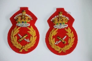 SEGUNDA GUERRA MUNDIAL EJÉRCITO BRITÁNICO RANGO GENERAL INSIGNIAS DE HOMBRO DE OFICIAL LINGOTES RÉPLICA 2 - Imagen 1 de 1
