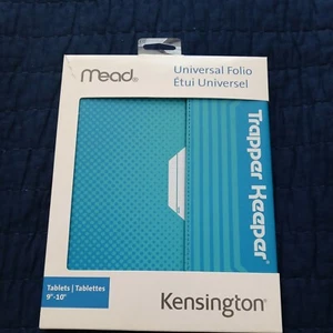 Kensington Blue Universal Folio For 9"-10" Tablet NIB TRAPPER KEEPER by MEAD - Picture 1 of 2