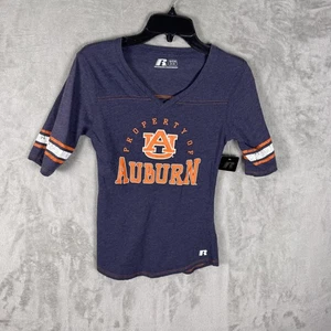 Maglietta Auburn Tigers donna piccola NCAA squadra di calcio maglietta Russell Athletic S 3-5 - Foto 1 di 11