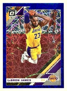 2019-20 Ottica LeBron James Blu Velocità Prizm Rifrattore SP #60 Lakers King NBA - Foto 1 di 12