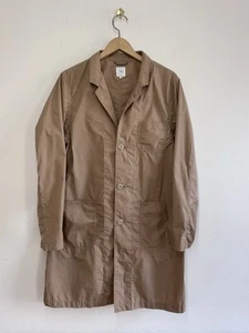 Blurhms Japan hellbraun Baumwollmischung langer Mantel Jacke Größe 4 hergestellt in Japan - Bild 1 von 7