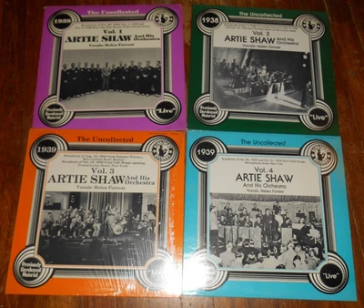 The Uncollected Artie Shaw Vol. 1-4 LPs HINDSIGHT — 第 1/4 张图片