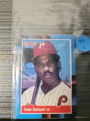 1988 Donruss - Juan Samuel #288 - Image 1 of 2