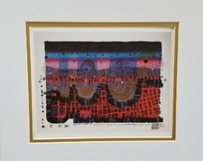 Friedensreich Hundertwasser "Town In Town" Matted offset Lithograph 1986
