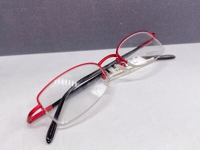 Francois Pinton Monturas de Gafas Mujer Rojo Angular Lente Pequeña Metal Plástico Np Foto 1 de 4