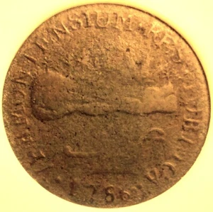 1786 VERMONTENSIUM Landscape Copper. SEGS Fine-15 colonial token/medal/ingot/bar - Picture 1 of 8