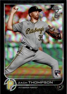 2022 Topps Chrome Ben Baller Zach Thompson Rookie Pittsburgh Pirates #30