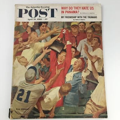 The Saturday Evening Post April 23 1960 Friendship with Harry Truman, Newsstand - Image 1 of 2