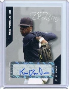 2008 Just Minors Silver Edition Kelvin Deleon Autograph #ed 5/10 - Picture 1 of 1