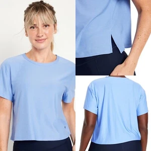 Old Navy Women’s CloudMotion Cloud 94 T-Shirt Top Blue Overall Size XS M XXL 2X - Picture 1 of 4
