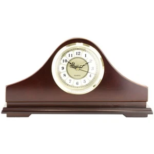 PS Products Verdeckung Mantel Uhr passt mittlere bis große Handfeuerwaffen Mahagoni Holz - Bild 1 von 3