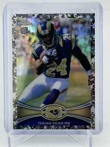 ISAIAH PEAD - 2012 Topps cromo camuflaje refractor novato #202 - 179/499 RC - Rams - Imagen 1 de 10